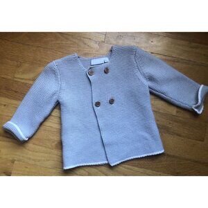 Elegant Baby Grey Sweater Cardigan 18M